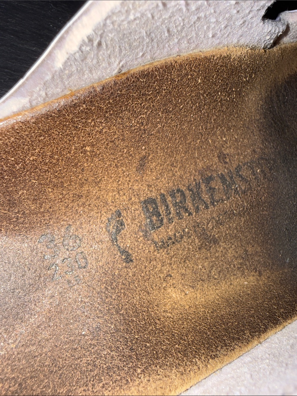 Birkenstock Kids Arizona Sandals in Light Lavender Purple Fog 36 - Picture 4 of 11
